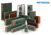 Radiateur à tubes en cuivre pour condenseur de réfrigérateur, haute efficacité, pièces de réfrigération