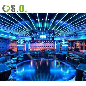 Luxury Custom Design LED Restaurant Interior Decoration Cafe Night Club Bar <strong>Counter</strong> Furniture - Product Image 2