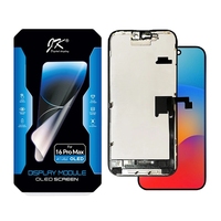 Écran LCD de qualité OLED souple JK pour iPhone 16 Pro Max avec assemblage de numérisateur tactile pour iPhone 16 Pro Max