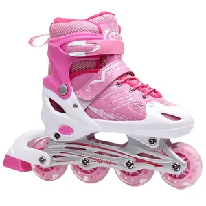 Various styles flashing roller professional inline skate shoes kids