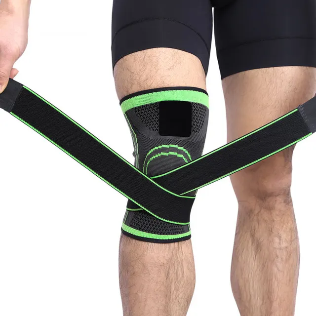 Aolikes Compression Knie orthese mit verstellbarem Gurt zur Schmerz linderung Knie-Ärmel