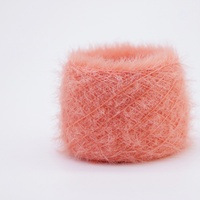 Vanster Factory Price Ausgefallene Nerzgarn 1,3 cm 4 cm Nylon-Feder garn Buntes Haar Wimpern Chenille