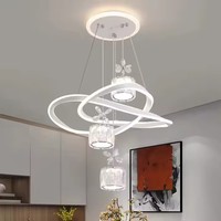 Lustre de salle à manger moderne et simple, lampe de table de salle à manger, lustre de comptoir de bar, lustre de chambre à coucher, nouveau lustre suspendu Zhongshan