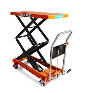 500kg PTS500 Tragfähigkeit 1,5m Höhenverstellbarer Doppel-Scherenhubtisch - Product Image 1