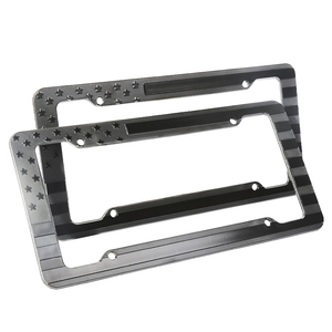 Reliëf Zwarte Usa Vlag Kentekenplaat Usa Vlag Auto Nummerplaat Premium Kwaliteit Dikke Duurzame Nieuwigheid Patriottische Kentekenplaat - Product Image 3