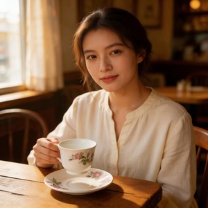 Nuevo Juego de Té de Porcelana, Tazas y Platillos de Té Económicos al por Mayor, <span class=keywords><strong>Marca</strong></span> HARVIT, Diseño Floral de Origen Hunan - Product Image 6