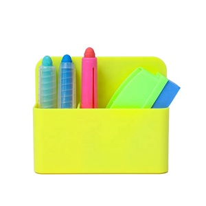 Bon marché Prix bureau à domicile tableau blanc utilisation <span class=keywords><strong>de</strong></span> bureau craie gomme boîte <span class=keywords><strong>de</strong></span> rangement forme carrée magnétique porte-stylo en plastique - Product Image 6