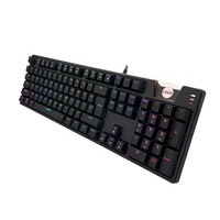 Clavier mécanique filaire USB pour jeux YH-103 de haute qualité, 104 touches, toutes les touches sans conflit, arabe, avec 17 types de lumières LED