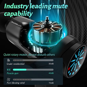 2024 16Mm Terapia muscular personalizada Pistola facial Masajeador Logotipo deportivo Han-Held Hot Cold Pocket Deep Tissue Pistolet De <span class=keywords><strong>Massage</strong></span> Gun - Product Image 6