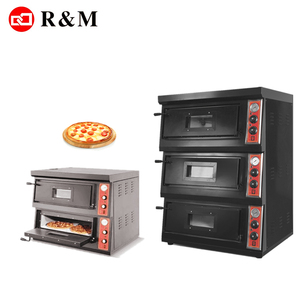 Horno de Pizza Comercial de Dos Niveles, Horno de Pizza Eléctrico de Acero Inoxidable para <span class=keywords><strong>Restaurante</strong></span> - Product Image 1