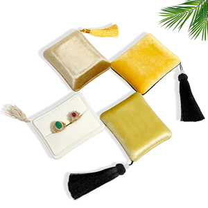 Custom Velvet Set Box Jewelry Box Necklace <b>Ring</b> <b>Couple</b> <b>Ring</b> Luxury Tassel Jewelry Packaging Earring Necklace Box - Product Image 6