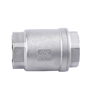 KQ nóng bán thủy lực thép không gỉ SS201 304 316 h12w một chiều dọc 2 ''không trở lại kiểm tra van cho nước - Product Image 6