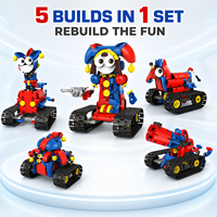 Kaiyu K96327 Robot Payaso Programable 5 en 1, Bloques de Construcción, Control por APP, Codificación, RC 2.4G, Acrobacias con Trayectoria y Giroscopio, Juguetes Educativos