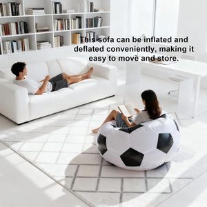 <b>Inflatable</b> <b>Sofa</b> Air Couch-Portable Waterproof Outdoor Camping Travel Lounger Living Room Modern Design PVC Material - Product Image 3