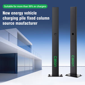 Pilier de recharge pour véhicules électriques Type 1/2, nouveau support en acier inoxydable avec fixation pour chargeur EV - Product Image 4