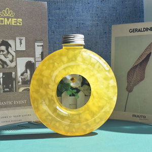 Botella de Plástico de 500ml con Forma de Donut para Leche o Té, con Tapa de Anillo, para Fiestas, Venta al Por Mayor - Product Image 3