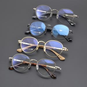 CH8073ハイエンドレトロ光学眼鏡絶妙な楕円形のデザイン処方屋外高級男性良質メガネフレーム - Product Image 3