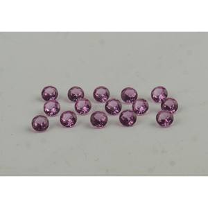 Gema de Zafiro Rosa Natural de 2.5 mm y 0.08 Ct, Corte Brillante Redondo, para Joyería - Product Image 2