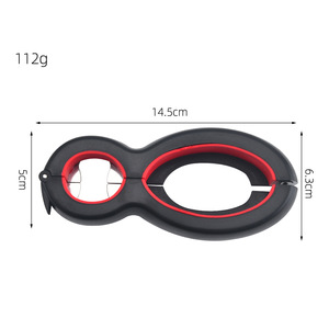 Figure 8 Bottle Opener Stainless Steel Multi Function Kitchen Gadget Black Red Color - Product Image 5