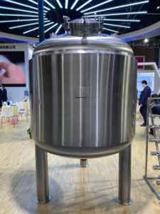 Gıda sınıfı mühür paslanmaz çelik su tankı paslanmaz çelik depolama tankı büyük kapasiteli yuvarlak su tankı rezervuar - Product Image 2