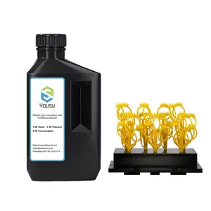 YOUSU Jewelry Casting Yellow Wax 3d Printer Castable Resin For LCD DLP Printer