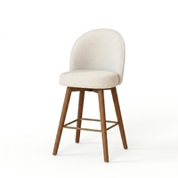 Chaise de salle à manger de luxe légère, structure épaissie et haute résistance, dossier moderne et minimaliste