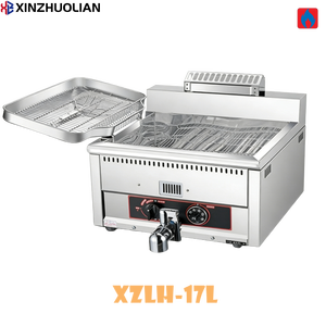 Freidora Industrial de Alta Calidad de 17L de Acero Inoxidable, de Alta Eficiencia, con Control Automático de Temperatura <span class=keywords><strong>a</strong></span> <span class=keywords><strong>Gas</strong></span> - Product Image 1