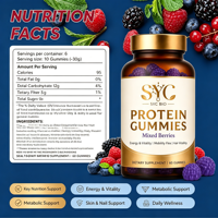 Gummies Protéinés SYC BIO aux Baies Mixtes – Formule de Soutien Quotidien au Bien-être – 60 Unités 180g – Prix Usine – Marque Privée OEM