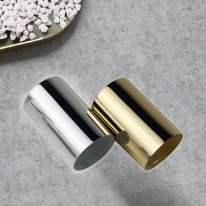Capuchon de parfum léger 15 mm 20*32 mm Bon prix Cylindre Or Argent Aluminium Couvercle de parfum pour flacons Design simple - Product Image 3