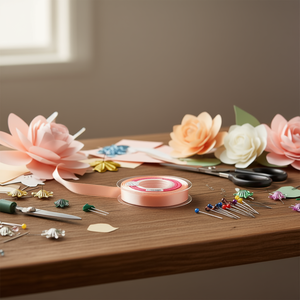 Nastro in Raso Ilan 1.5cm 25y Colore Pesca Melocoton D38 - Product Image 3