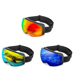 Gafas de Esquí Magnéticas Dobles Antivaho para Exteriores, Multicolores, al por Mayor - Product Image 2