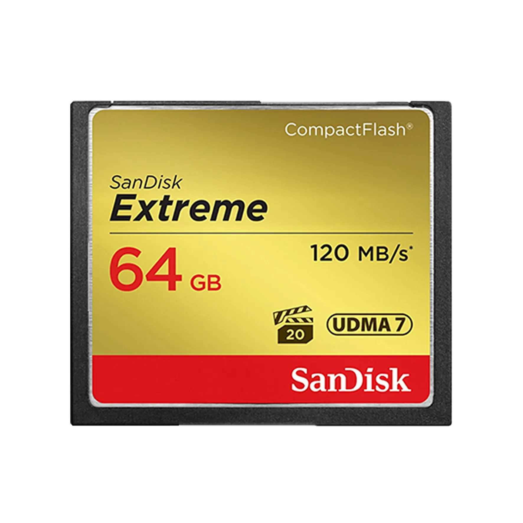 Original Sandisk Extremeแฟลชการ์ดหน่วยความจํา 64GB 120mb/s Cf Cardแฟลชการ์ดหน่วยความจําMemoireสําหรับกล้อง