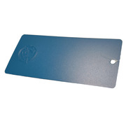 Revêtement en poudre bleu mat texturé sable thermodurcissable, application par pulvérisation, directement de l'usine, pour bateaux et meubles