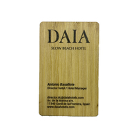 Noyer bois Nfc gravé Logo personnalisé contrôle d'invitation hôtel carte-clé vierge Rfid bambou carte de visite