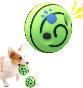Large Wobble Giggle Dog Treat Ball,Interactive Dog Toys Ball,Dog Dispensing  Treat Toys Ball,Dog Puzzle Treat Toys,Dog Squeaky Toys for Chewers,Durable
