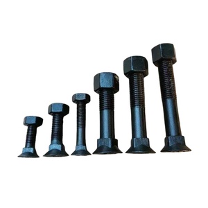 สลักเกลียวหัวโดมสแตนเลส สลักเกลียวหัวแบนสีดำสำหรับจอบไถ M6 - Product Image 4