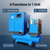 Compresseur d'air à vis haute pression 16 bars 15 kW, modèle 2026, le plus vendu, dédié aux machines de découpe laser à fibre