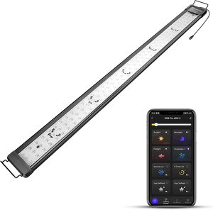 60 W 120 CM Vollspektrum-Aquariumlicht mit Aluminiumlegierung-Schale ausziehbare Halterungen für Süßwasserfische - Product Image 3