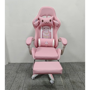 <span class=keywords><strong>Silla</strong></span> de juego <span class=keywords><strong>rosa</strong></span> con marco blanco con reposapiés Patrón de gato lindo Sillas gratuitas personalizadas <span class=keywords><strong>Silla</strong></span> de carreras de computadora para jugadores para niñas <span class=keywords><strong>y</strong></span> mujeres - Product Image 1