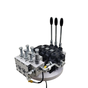 Vanne de commande directionnelle sectionnelle hydraulique à solénoïde haute performance 60L/min à 3 bobines |   Double Action Marque Huamao 1 an - Product Image 2
