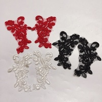 Applique en dentelle brodée à la machine, motifs sud-africains, vente en gros LT2331A