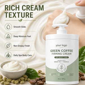 Crema Reafirmante con Vitamina E y Café Verde para una Experiencia SPA, Hidratación Profunda, Reafirma la Piel, Suaviza y Atenúa la Piel Seca y Áspera (ODM/OEM) - Product Image 6