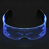 Vente en gros de lunettes de fête clignotantes intelligentes à LED Lunettes à technologie de couleur lumineuse à LED