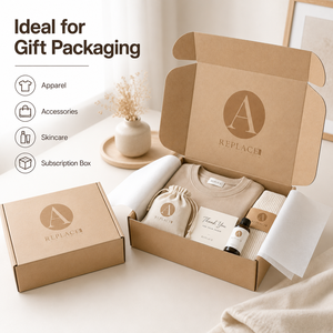 Custom Logo Printed Kraft Corrugated Mailer Boxes Eco Friendly Brown Kraft Shipping <b>Box</b> For Apparel Cosmetic Gift Packaging - Product Image 5
