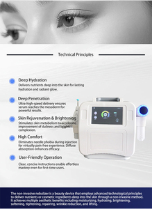 Hydra Dermabrasion Device With Suction Nano Spray Pore Cleansing Blackhead Removal Skin Rejuvenation System Hydration <b>Machine</b> - Product Image 2