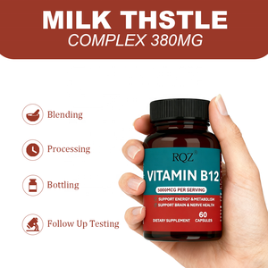 <span class=keywords><strong>Vitamin</strong></span> <span class=keywords><strong>B12</strong></span> 5000MCG Kapsul - Mendukung Metabolisme Energi & Kesehatan Otak Dewasa 60 Kapsul Pasokan Massal Dosis Harian 2 Kapsul - Product Image 4