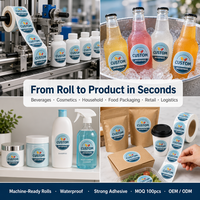 Autocollants personnalisés découpés sur mesure, forme personnalisée, logo brillant, rouleau d'étiquettes adhésives de haute qualité, imperméables, avec finition dorée et vernis UV sélectif