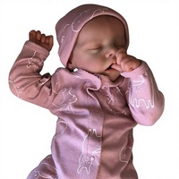 Poupée Bébé Reborn TWINA en Silicone de 18 Pouces pour Enfants de 4 à 6 Ans, Commerce Électronique Transfrontalier, Source Océan Bleu, Vente Directe à l'unité