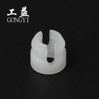 Entretoise professionnelle en nylon pour PCB, à trou traversant, M4 25mm, à sertissage, pour trou de 5.9mm, pour élévation de carte OEM, entretoise de carte de circuit imprimé, PA66, RoHS