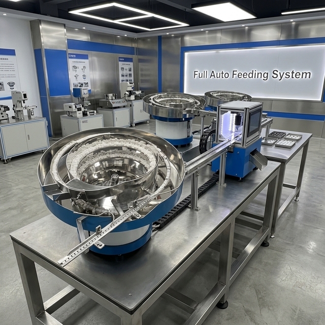 Electromagnetic Vibration Needle Feeder Stainless Steel PLC & Motor Automatic Feeding System for Automation and Assembly